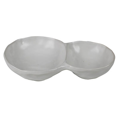 Two Section Tray, Ceramic