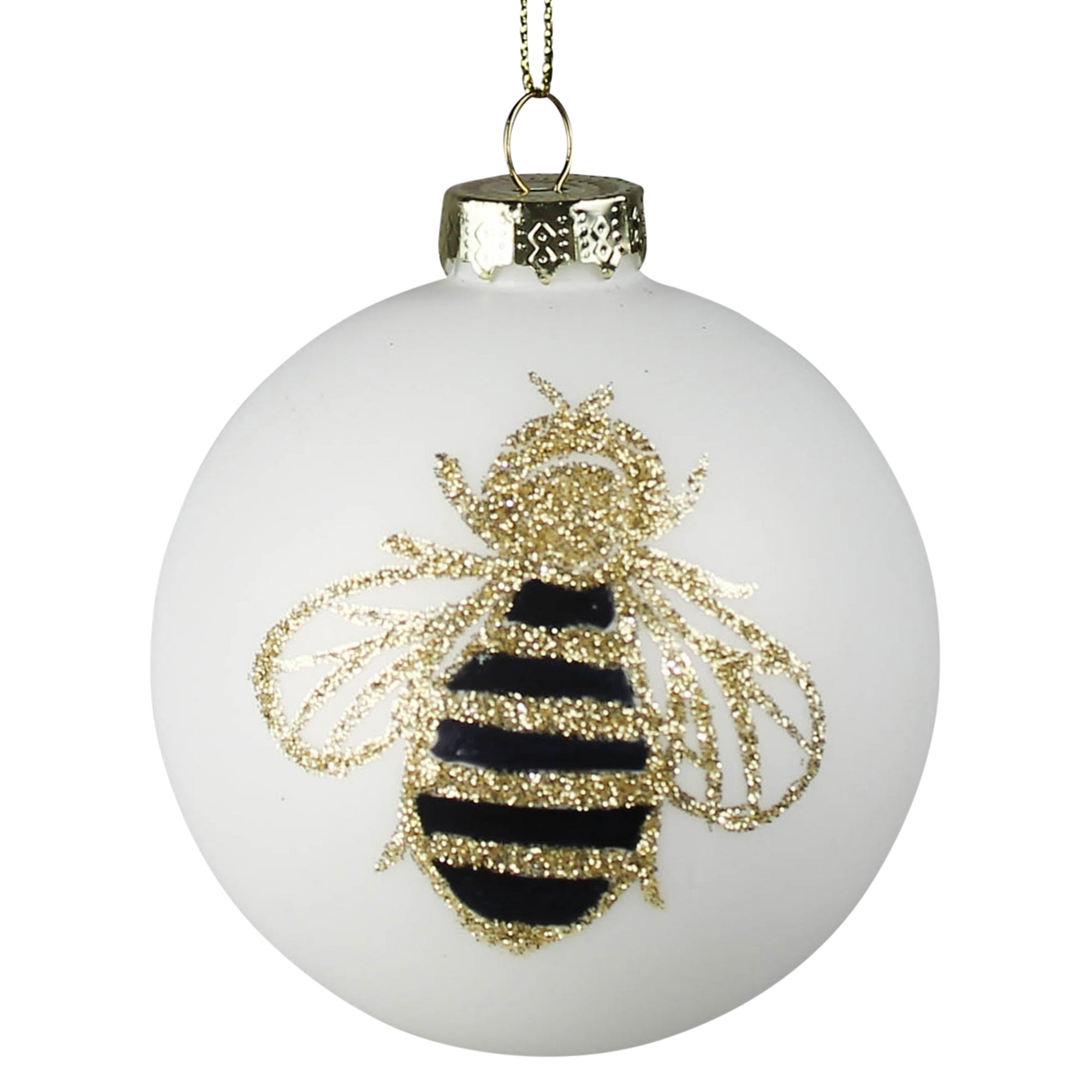 Bee Sphere Ornament, Glass