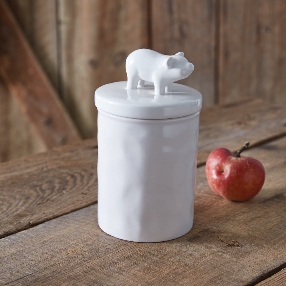 Small Sweet Piglet Canister