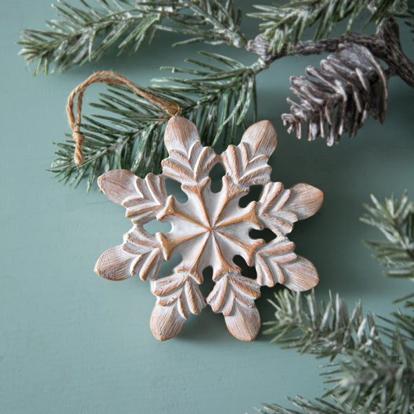 Resin Snowflake Ornament - Min of 4