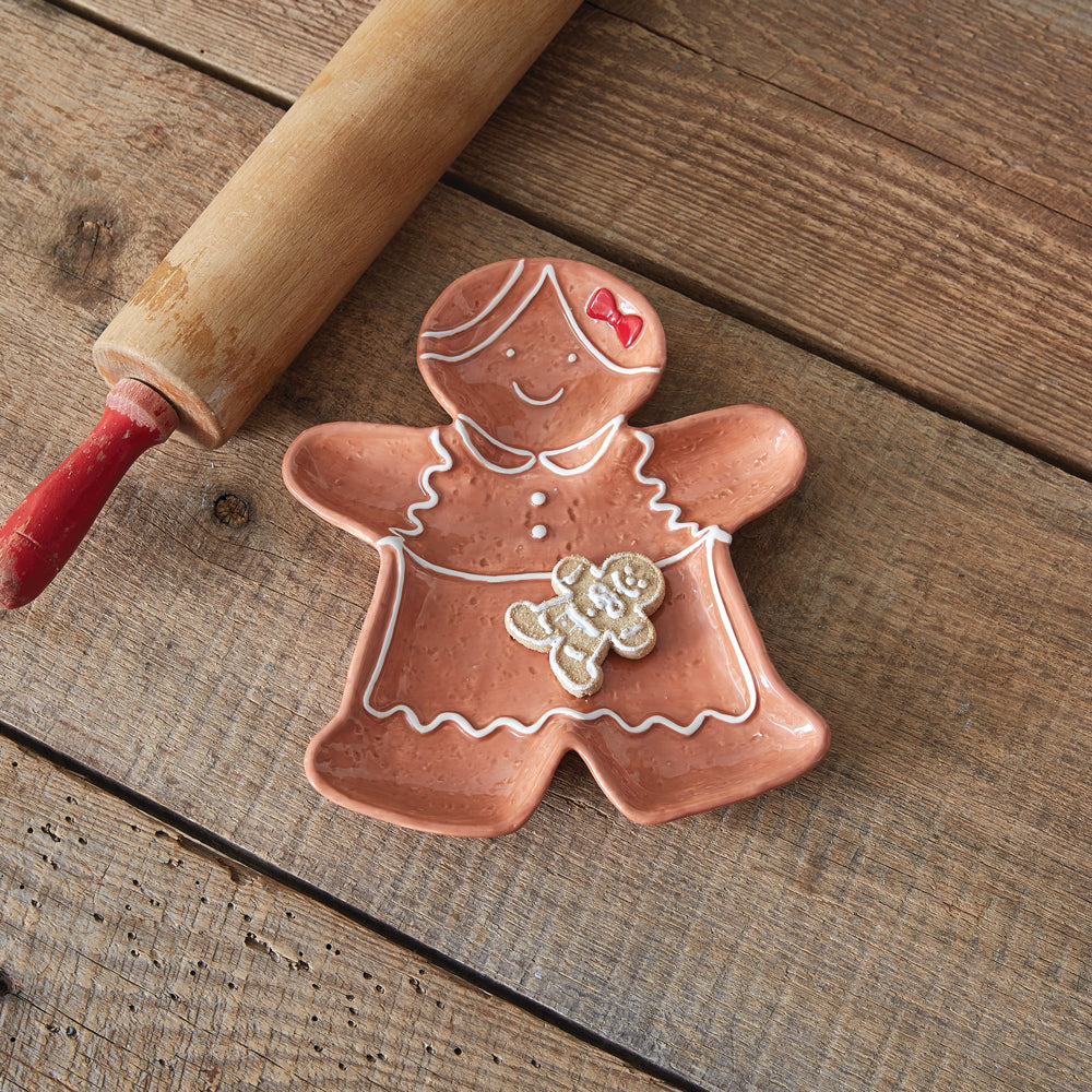 Gingerbread Gal Plate