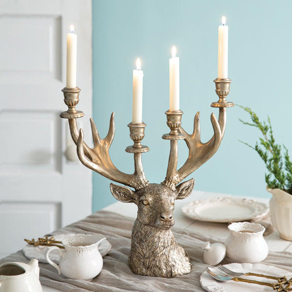 Stag Head Candelabra