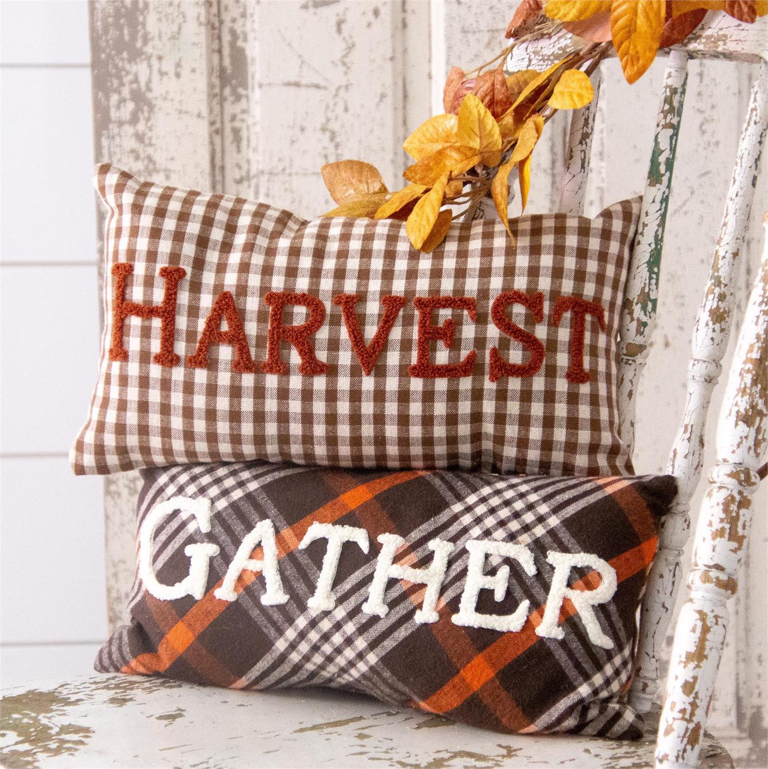 Harvest and Gather Fall Pillows (S/2)