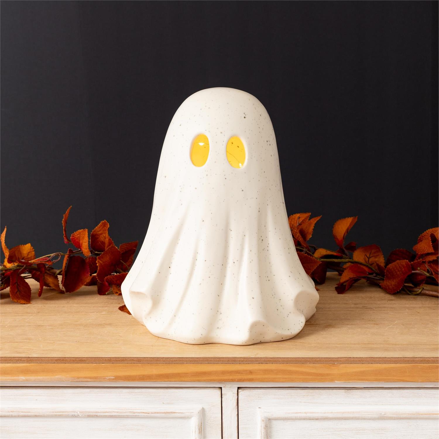 Stoneware Ghost Figurines (S/2)