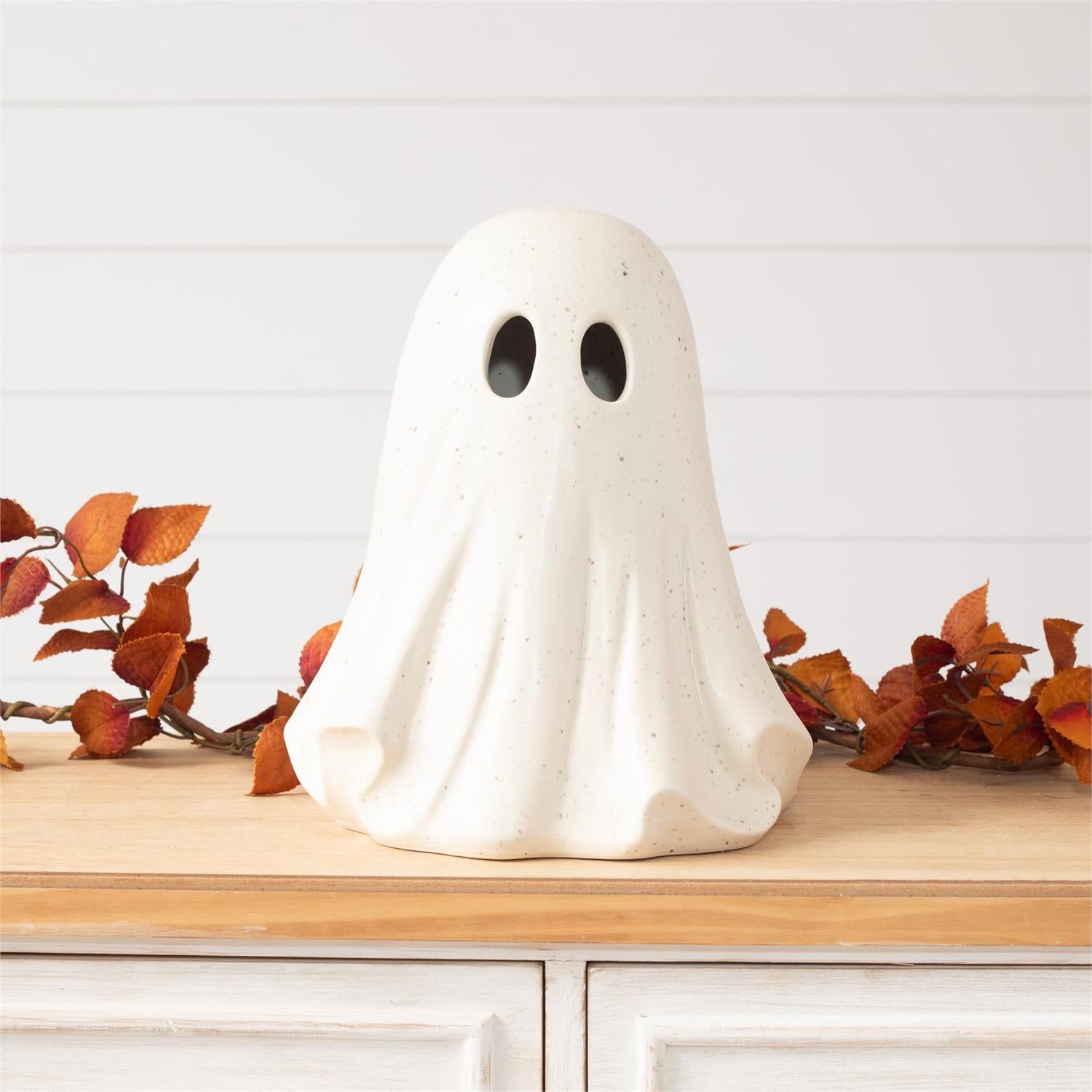 Stoneware Ghost Figurines (S/2)