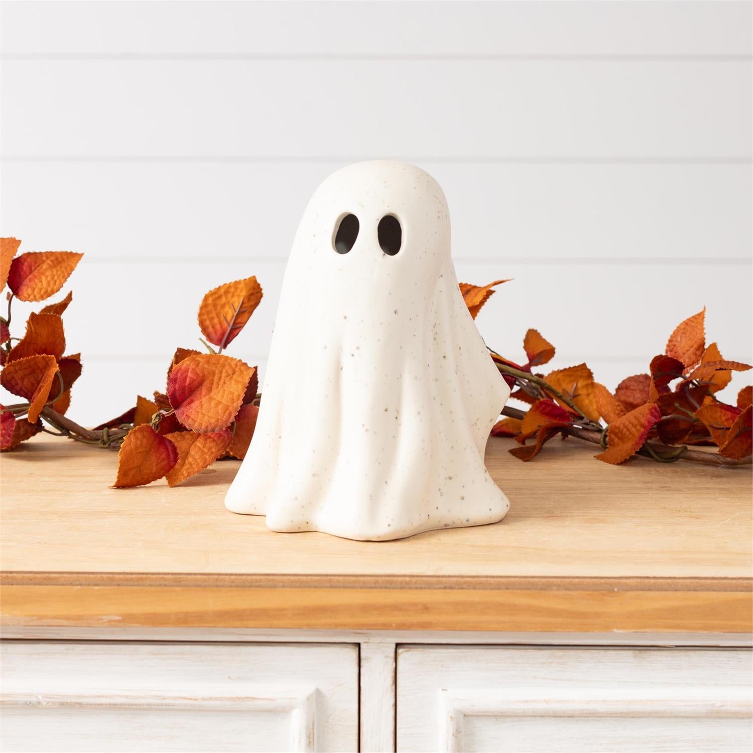 Stoneware Ghost Figurines (S/2)
