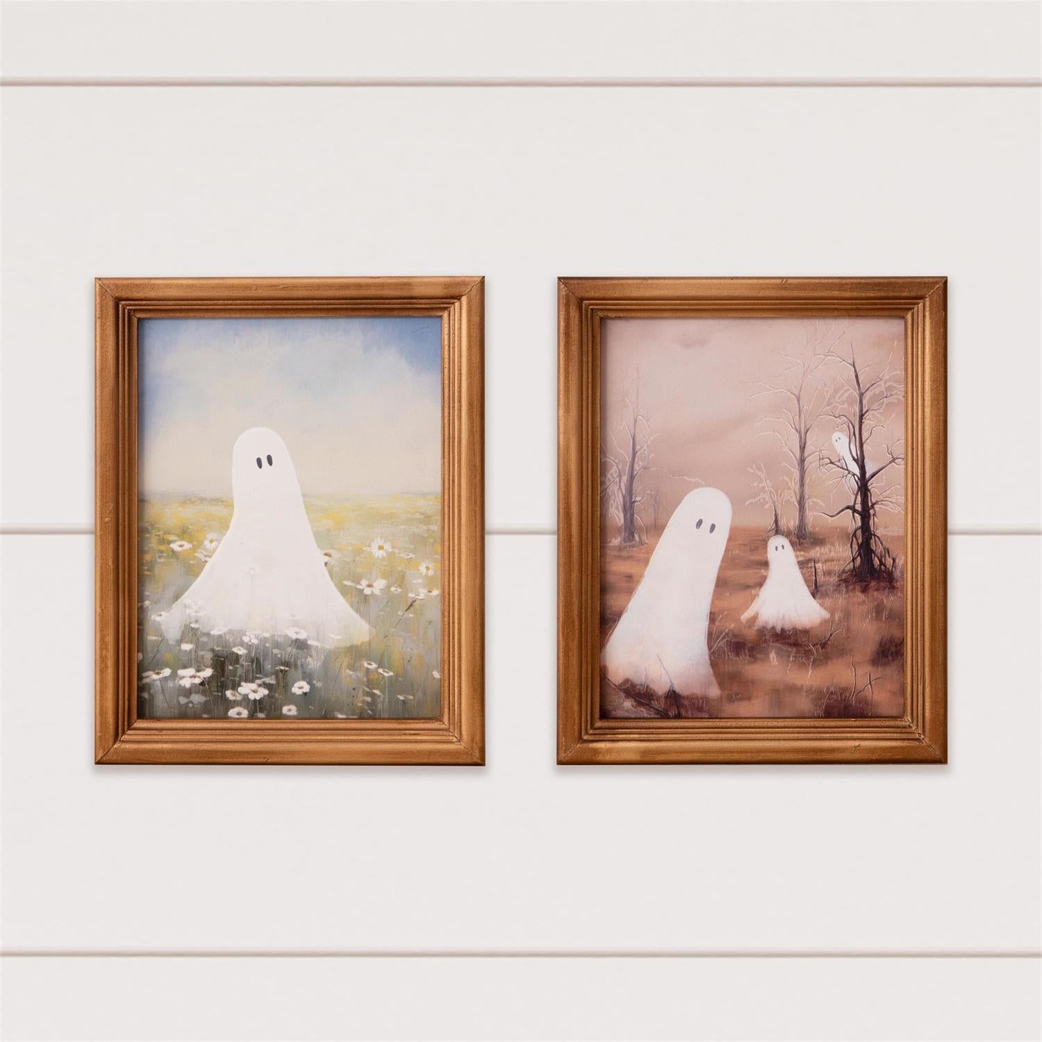 Ghostly Landscape Framed Wall Art (S/2)