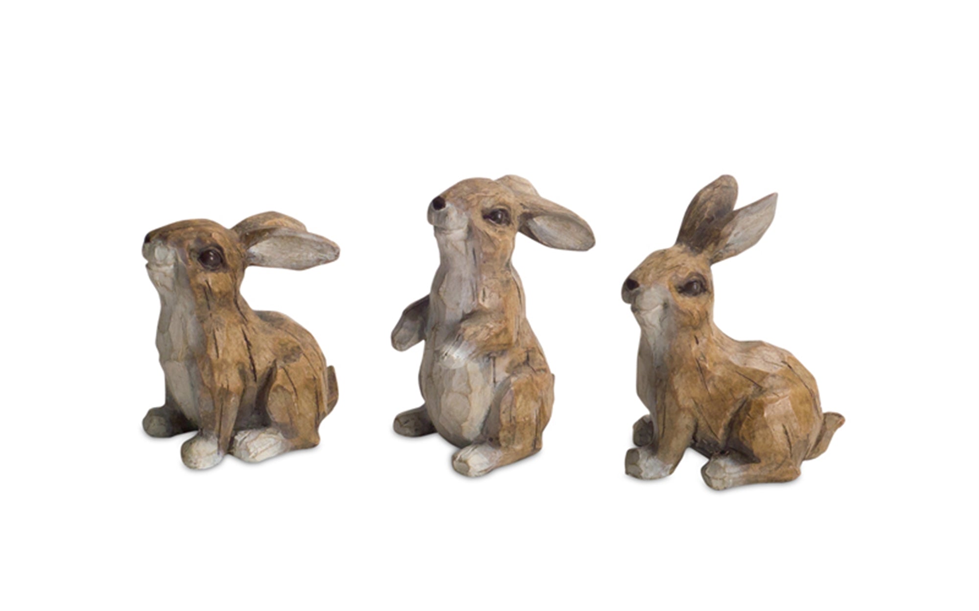 Rabbit (3 Asst) 3"H, 3.5"H Polystone