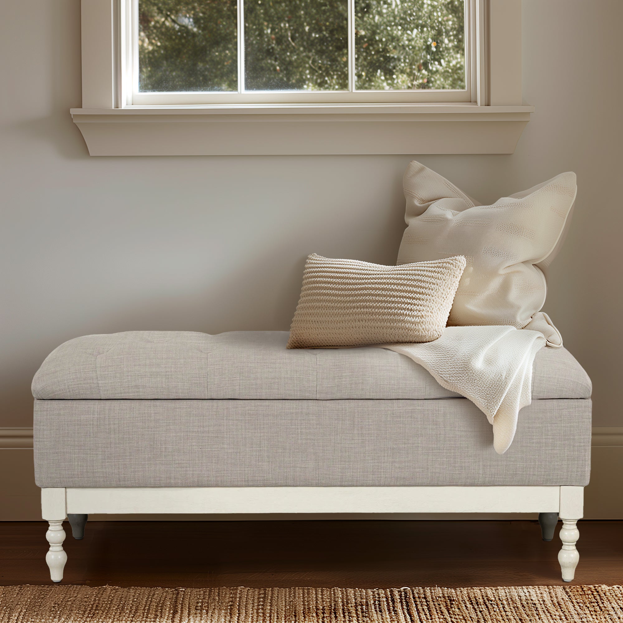 Beckett Rectangular Soft Close Storage Bench