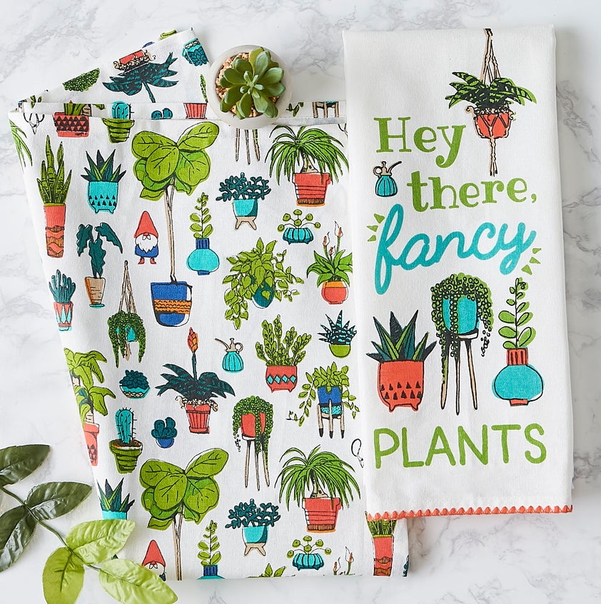 Fancy Plants Dishtowels (S/2)
