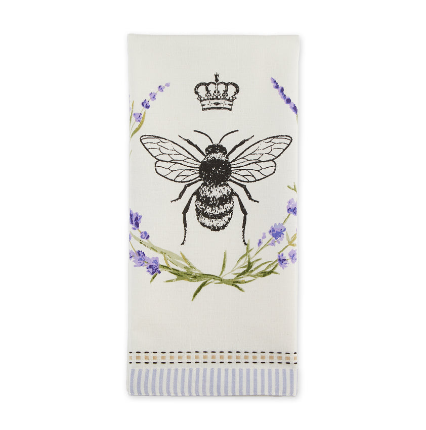 Royal Bee Embellished Towel