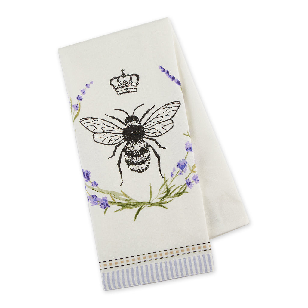 Royal Bee Embellished Towel