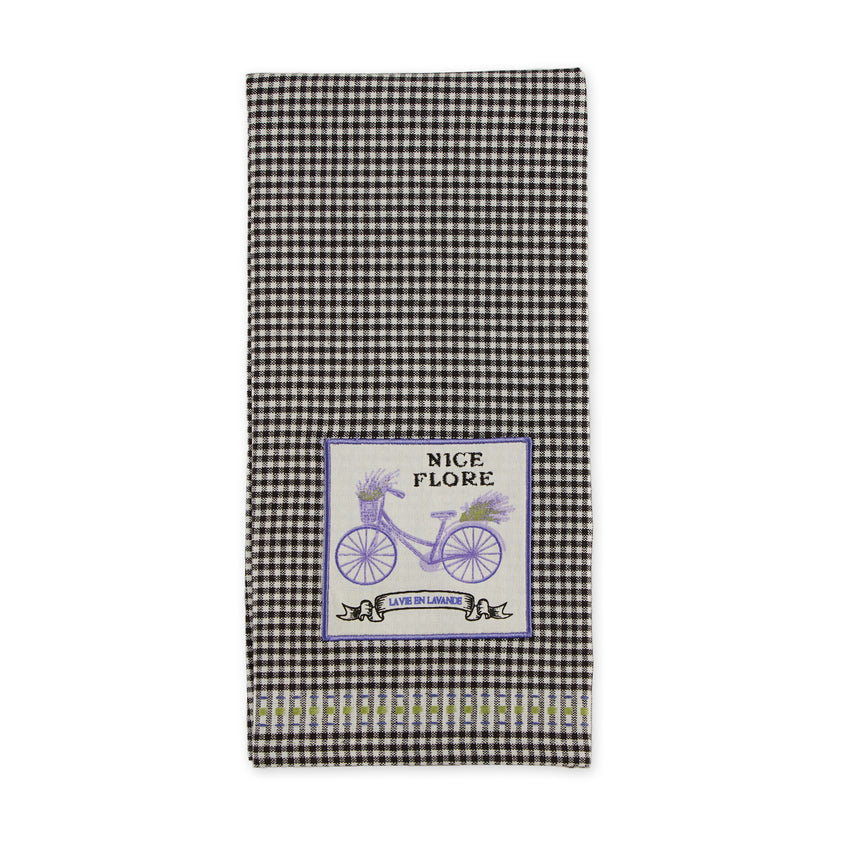 Embellihed Bouquet Bicycle Towel