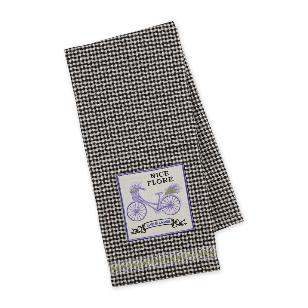 Embellihed Bouquet Bicycle Towel