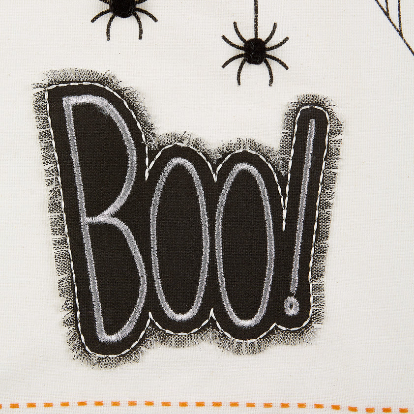 Boo Spiders Embellished Kitchen Towel