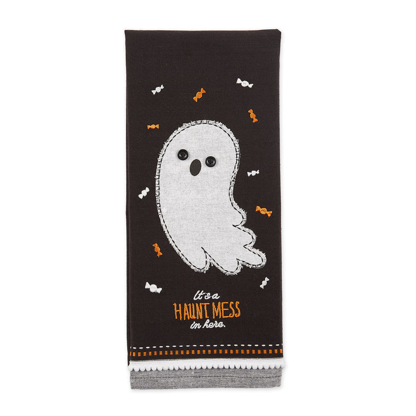Haunt Mess In Here! Embellished Kitchen Towel