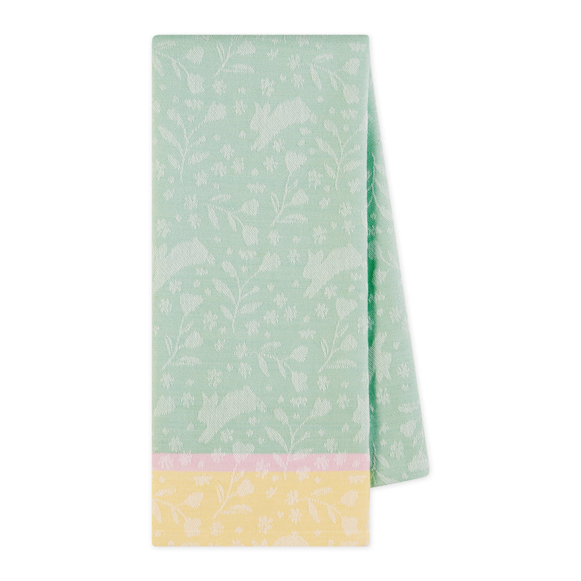 Bunny Hop Jacquard Dishtowels (S/2)