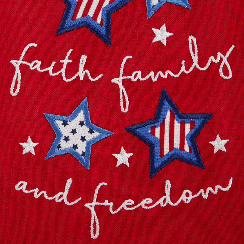 Faith Family Freedom Dishtowel