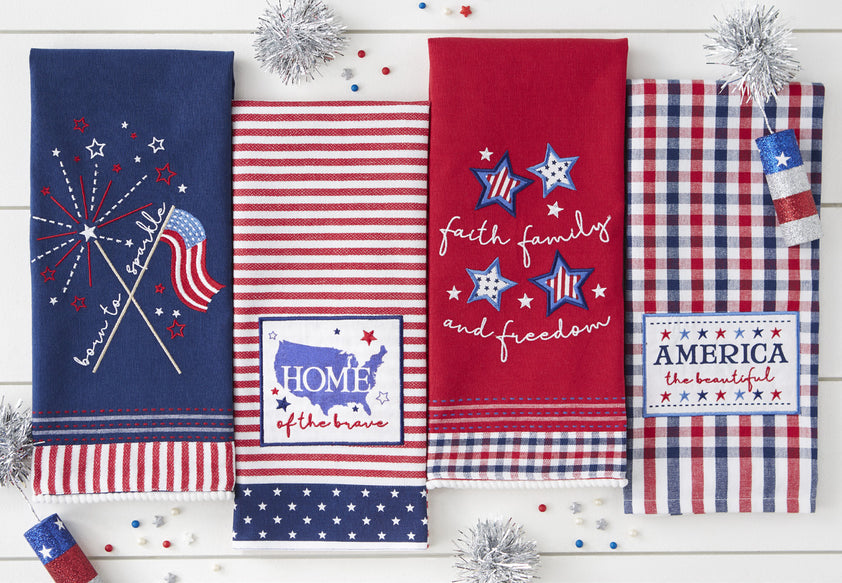 Home Of The Brave Dishtowel