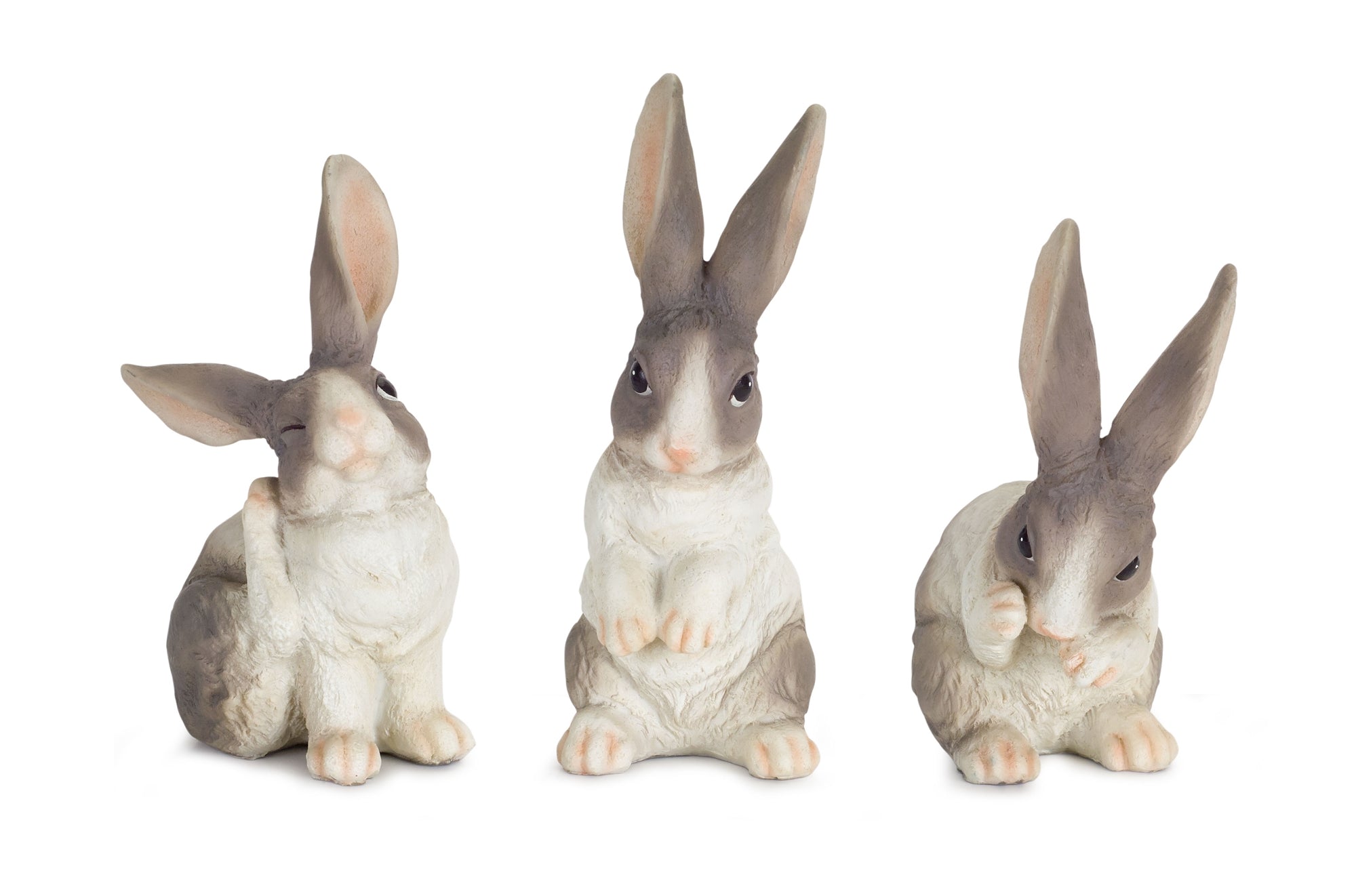 Rabbit (3 Asst) 6.5"H Resin