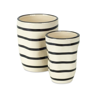 Wavy Patterned Planter or Vase (Set of 6)