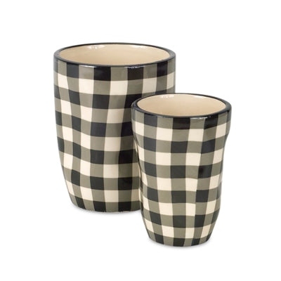 Wavy Patterned Planter or Vase (Set of 6)