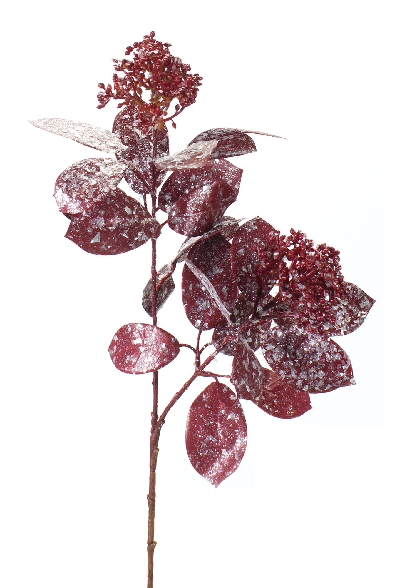 Frosted Burgandy Sedum Spray (Set of 12)