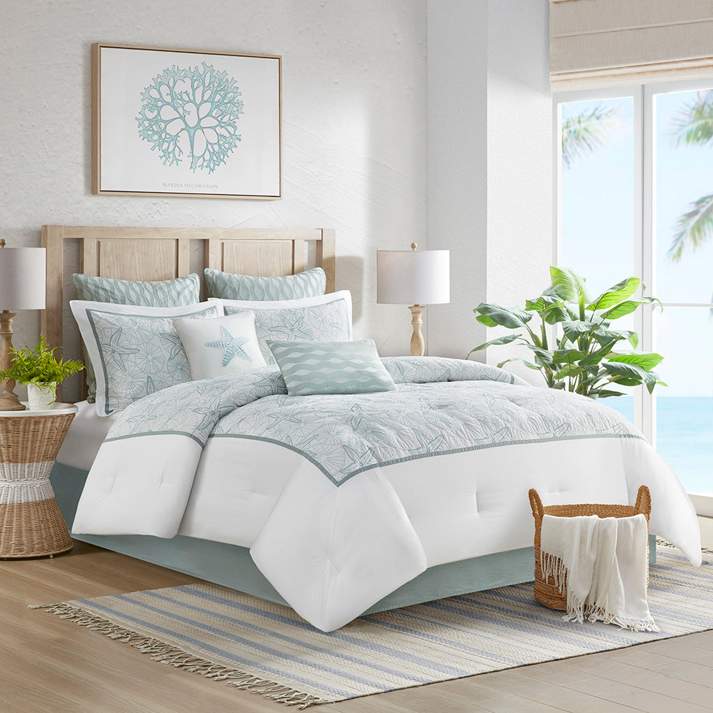 Maya Bay 5 Piece Cotton Comforter Set