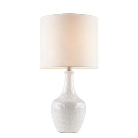 Celine Tap-Control and Dimmable Accent Table Lamp with Power Outlet