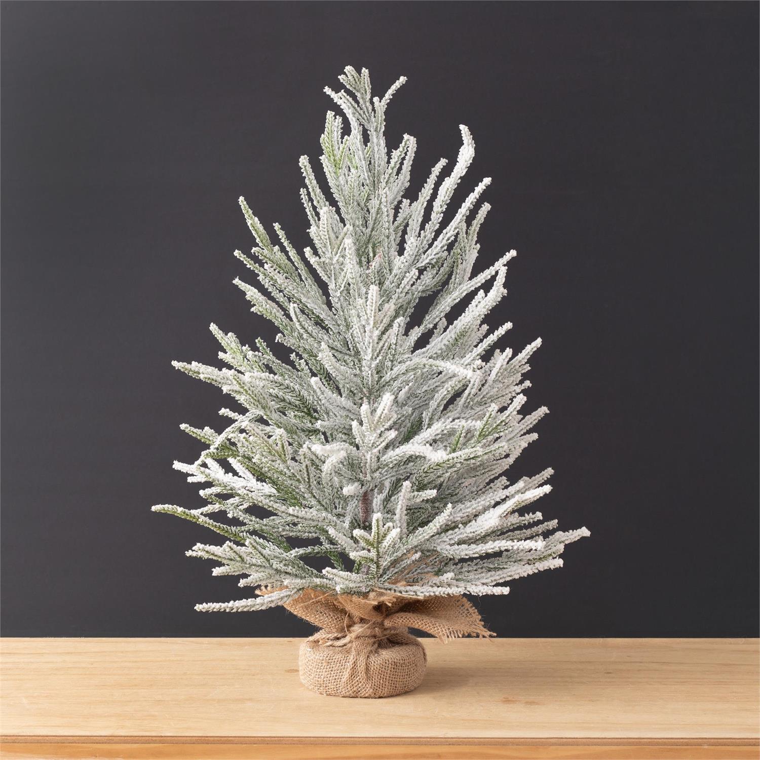 Flocked Christmas Tree (S)