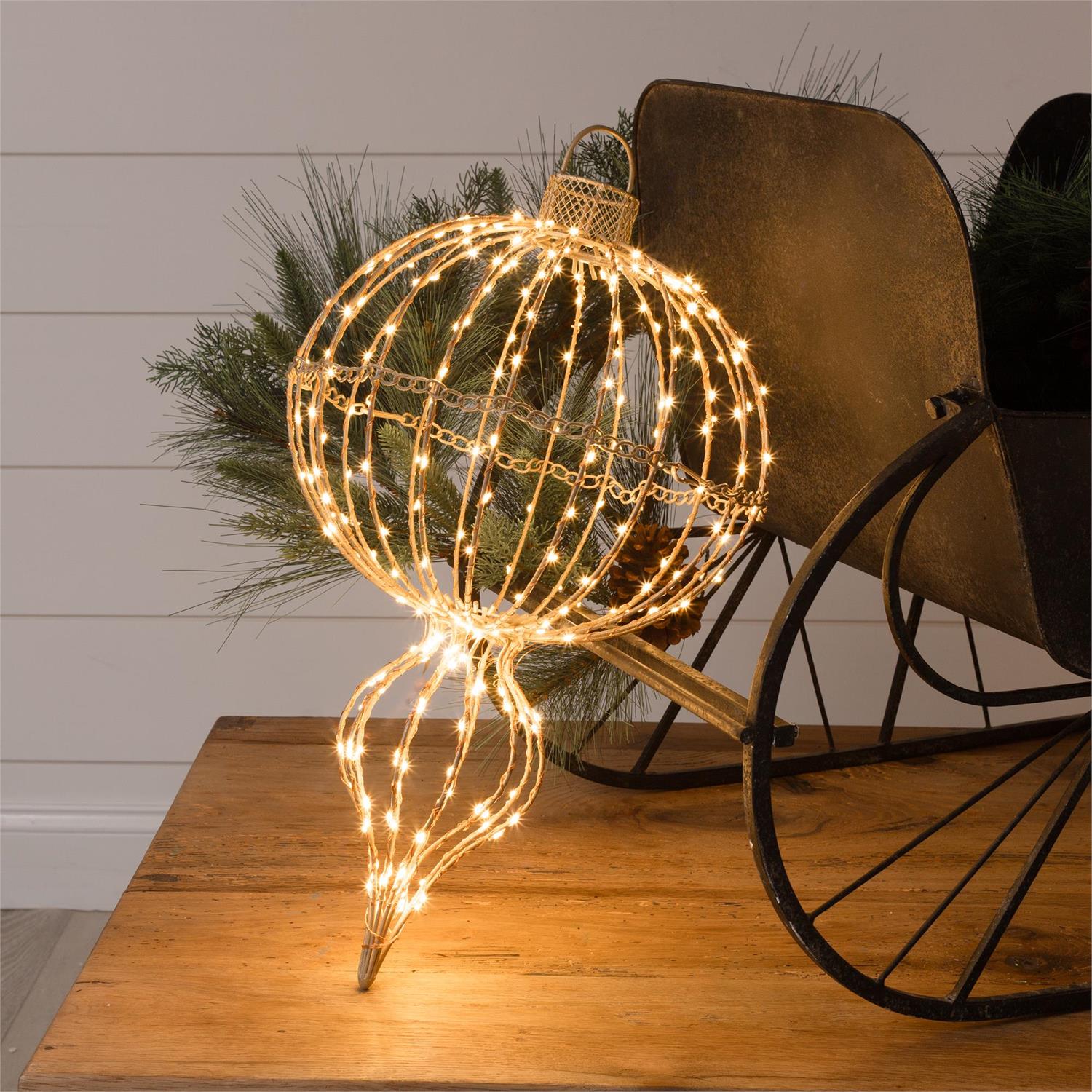 Foldable LED Ornament - Finial