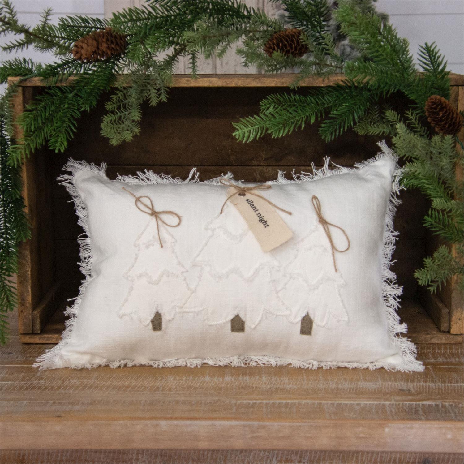 Shabby Chic Tree Pillow
