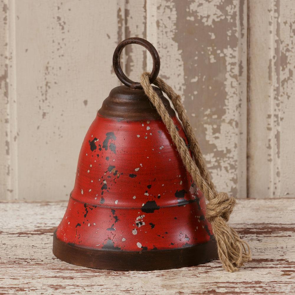 Taper Rustic Red Metal Bell