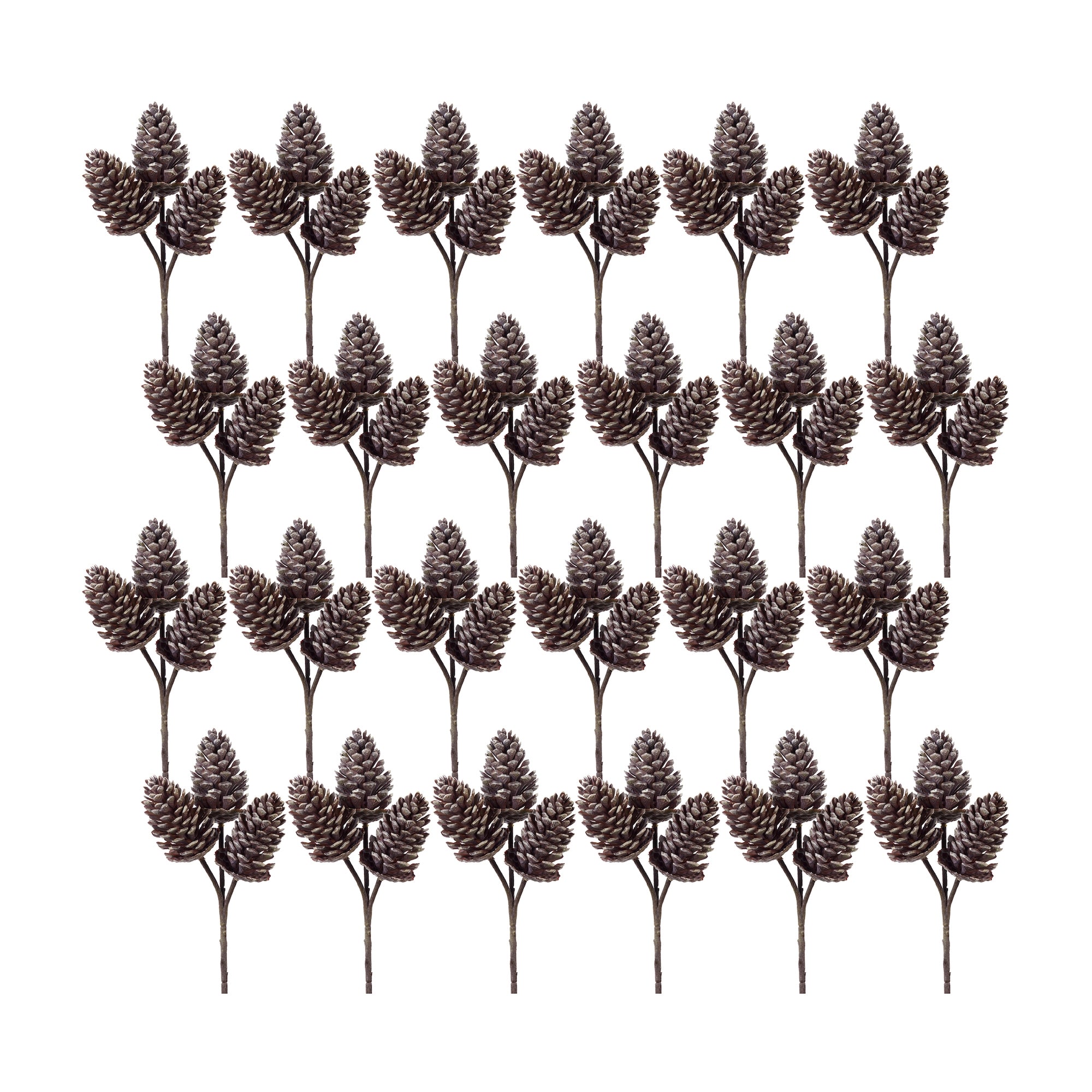 Triple Pine Cone Spray (Set of 6)