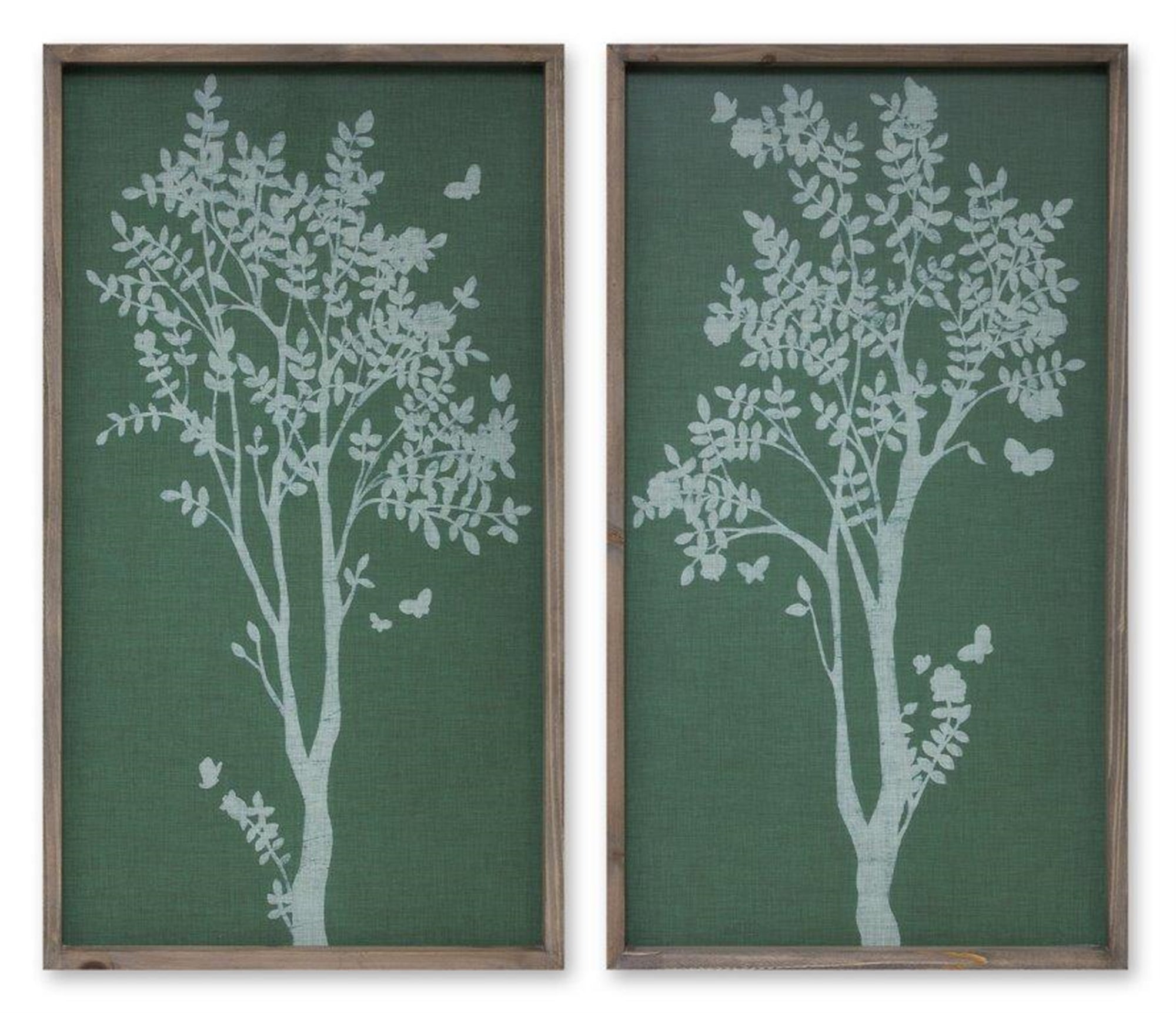 Tree Print (2 Asst) 17.75"L x 31.5"H Wood/Wood