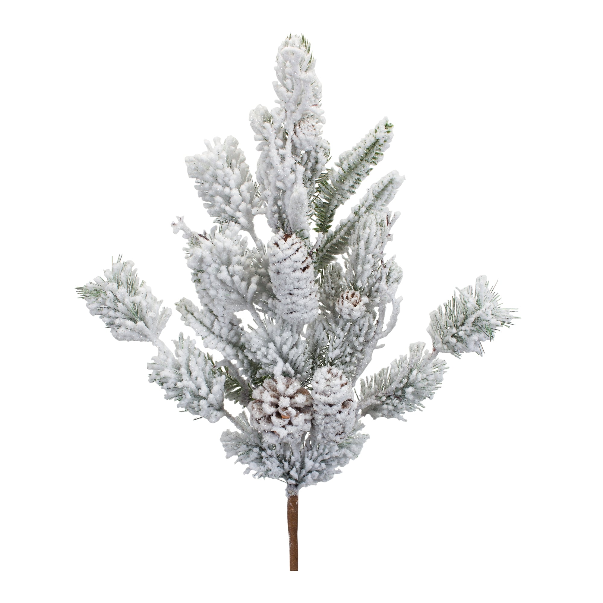 Snowy Mix Pine Spray 32”H Plastic