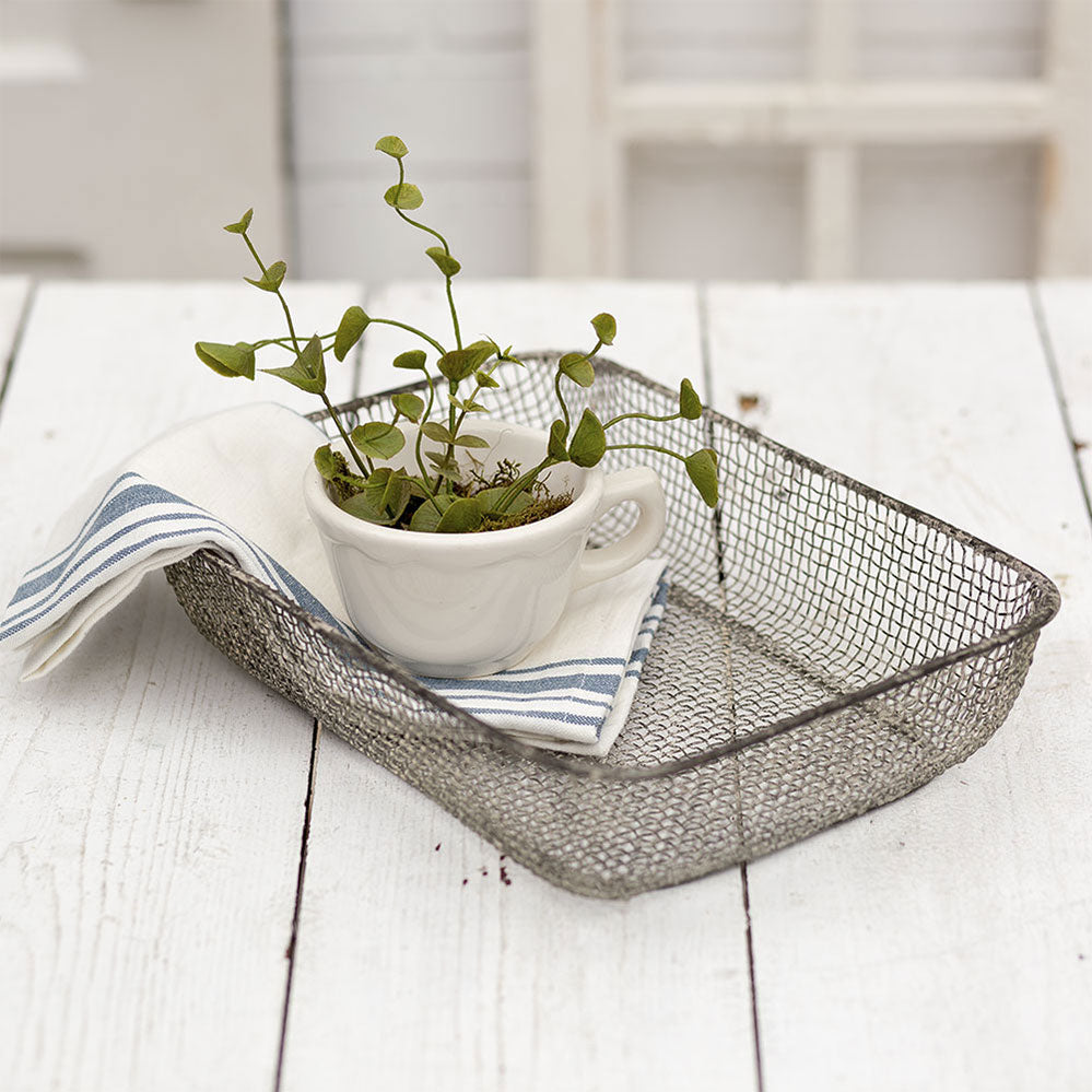 Woven Wire Table Basket (S/2)