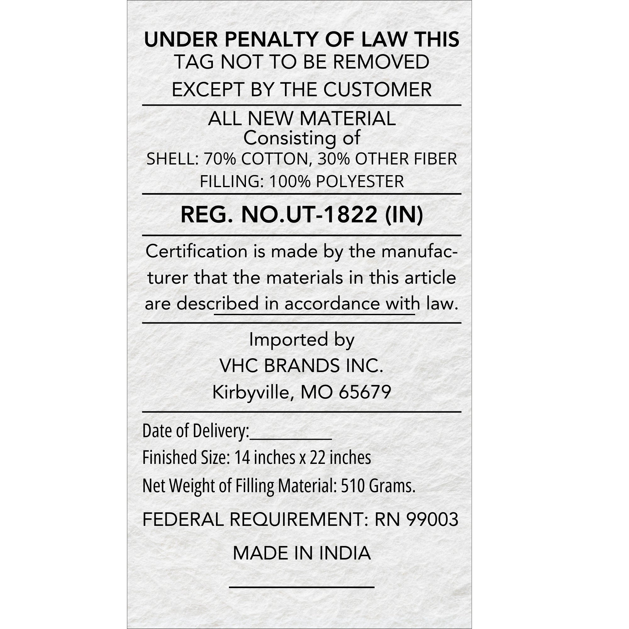 Gallen Red White Pillow Fringed 14x22