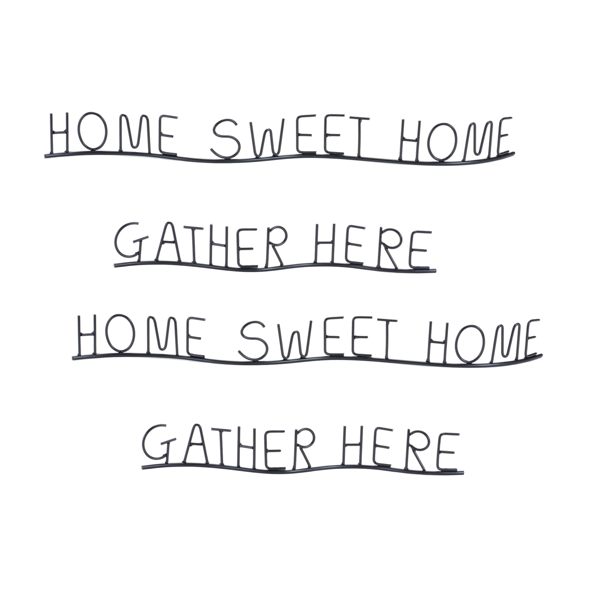 Gather and Home Sentiment Décor (Set of 4)