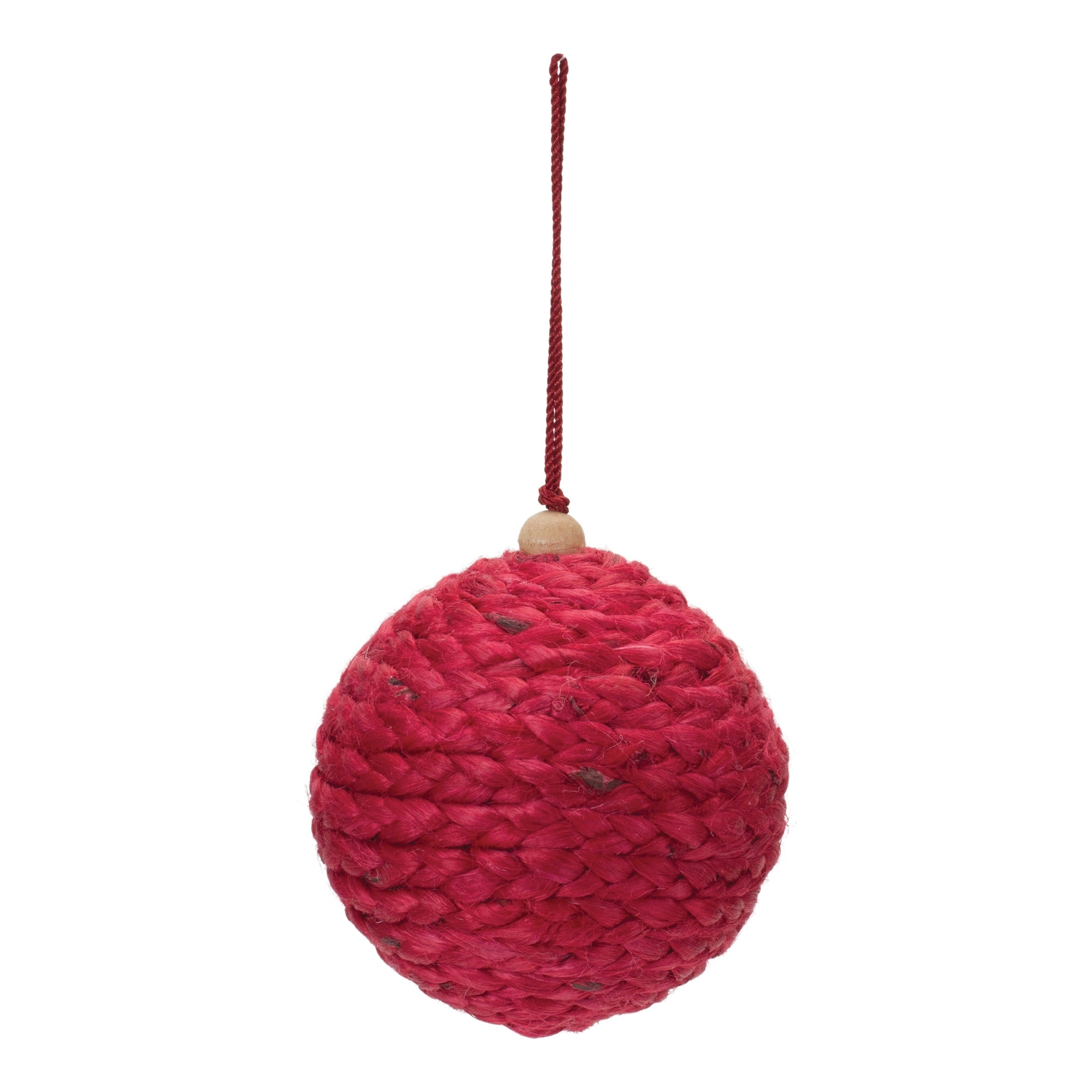 Jute Ball Ornament (Set of 4)