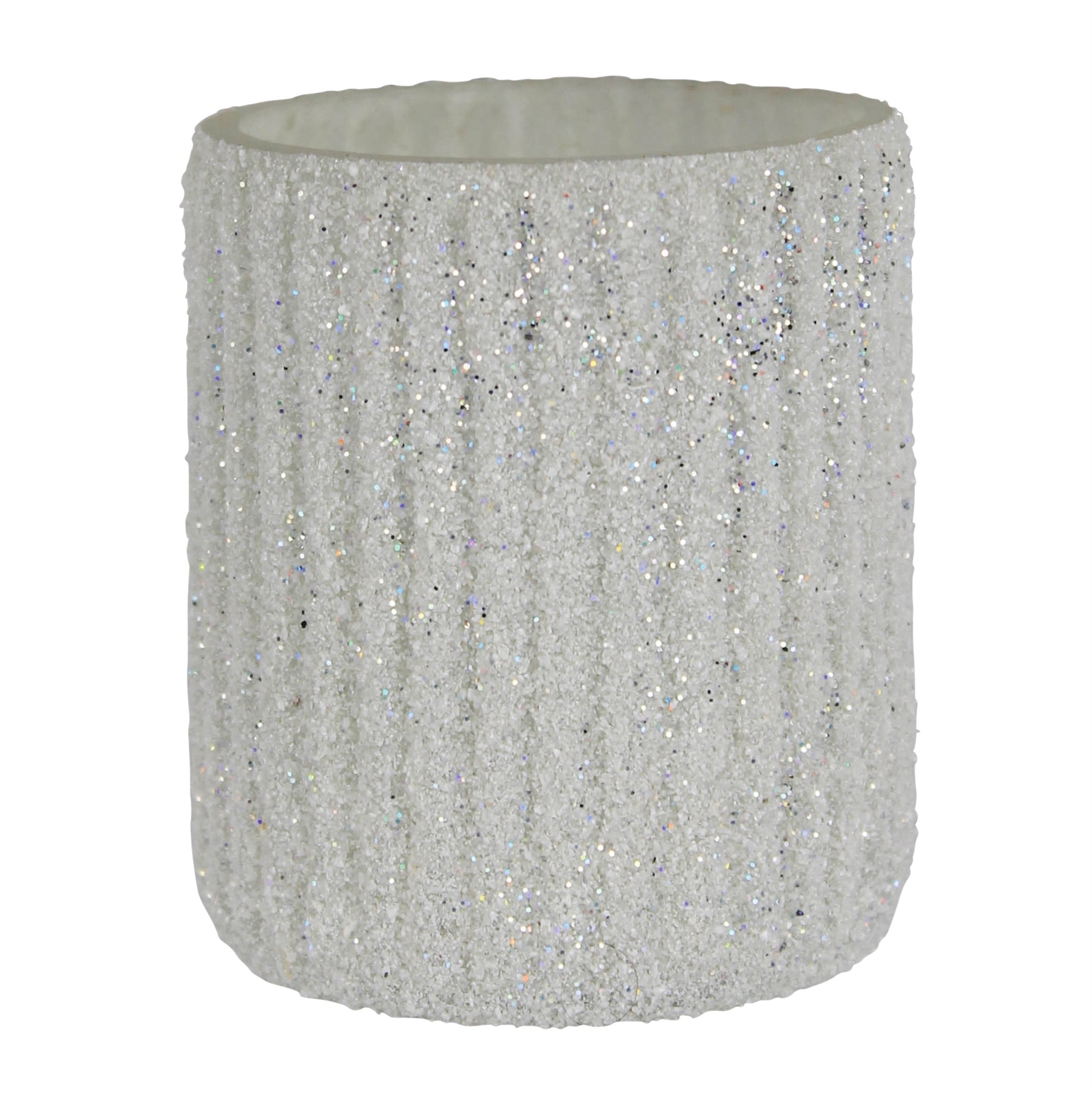 Tealight with Glitter, Glass