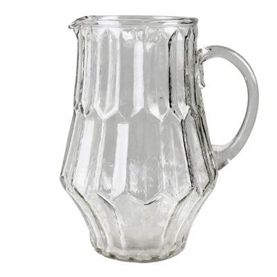 Faceted Pitcher, Glass