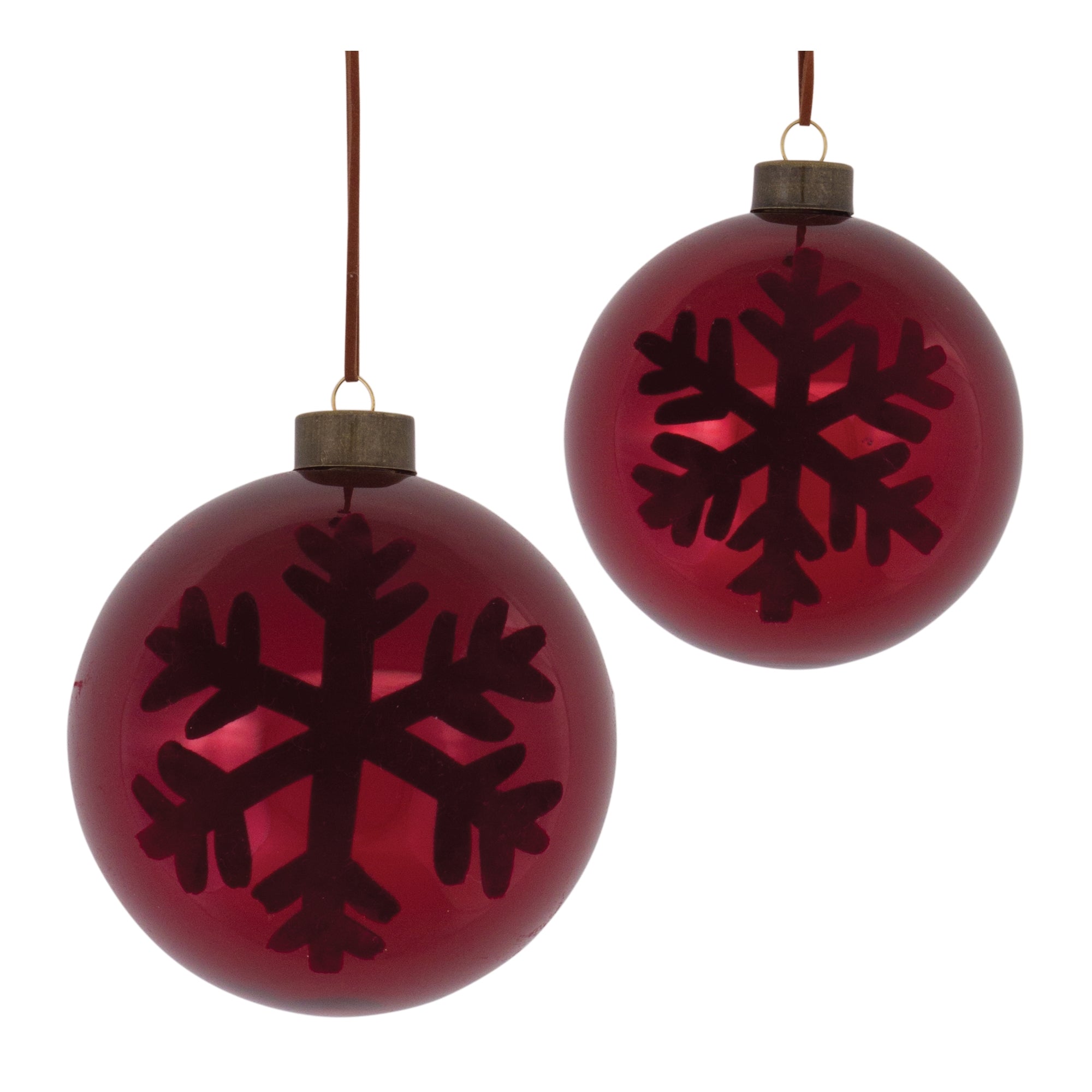 Snowflake Ball Ornament (Set of 6)