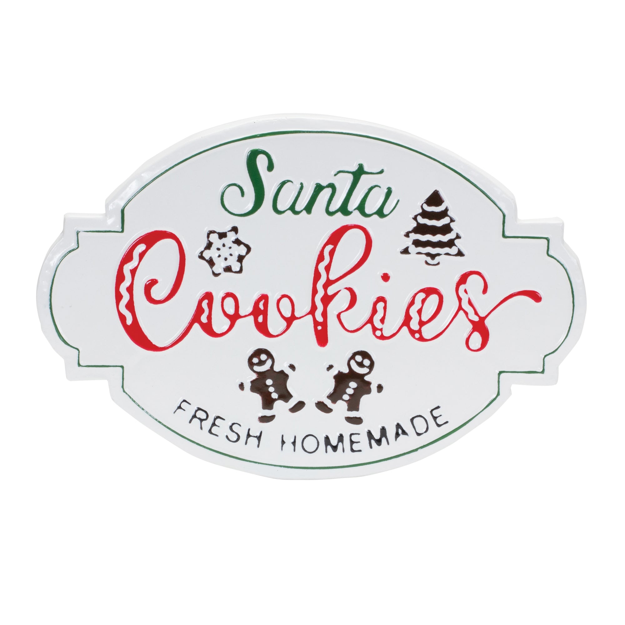 Santa Cookies Sign 18.25"L