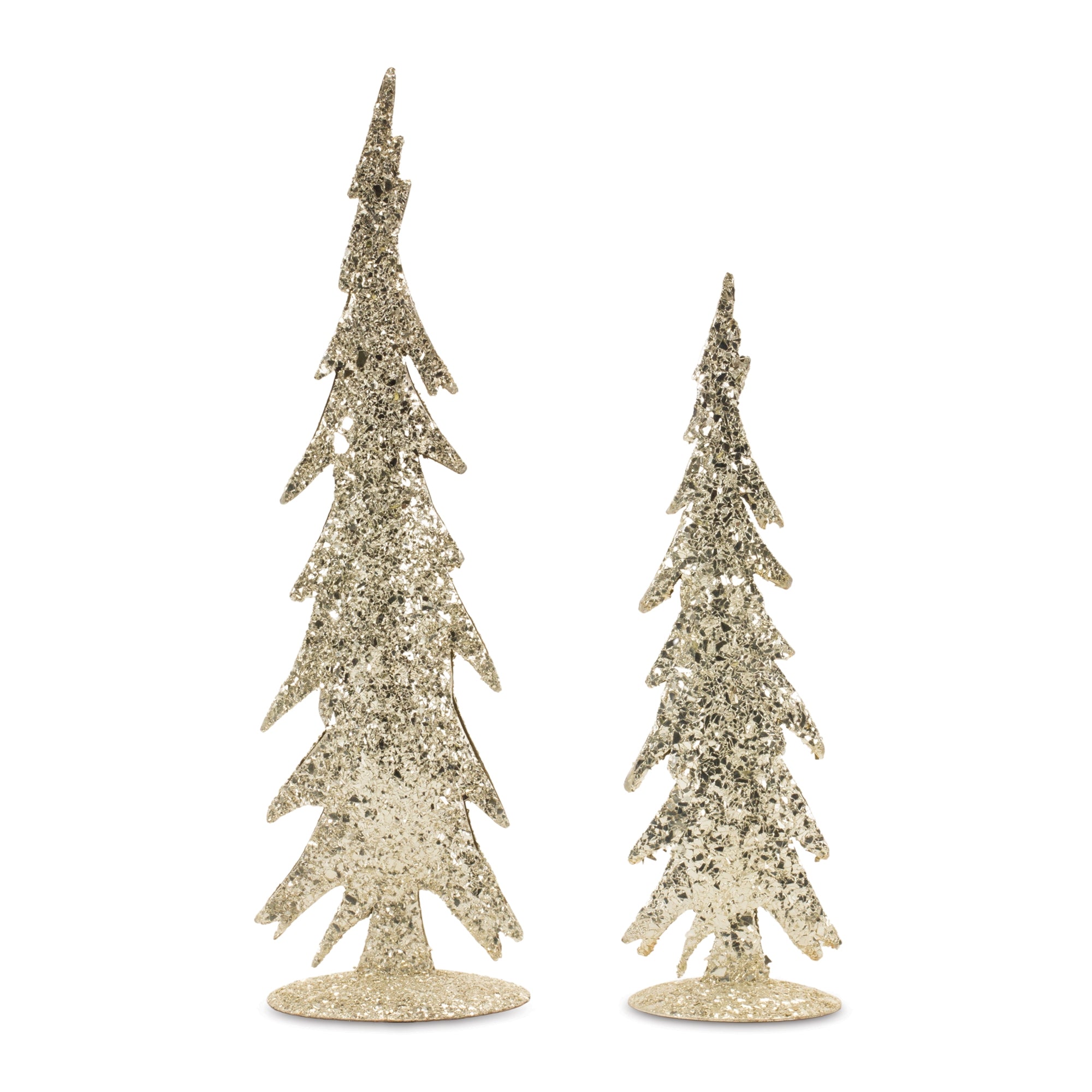 Tree (Set of 2) 13.5"H, 17"H Iron