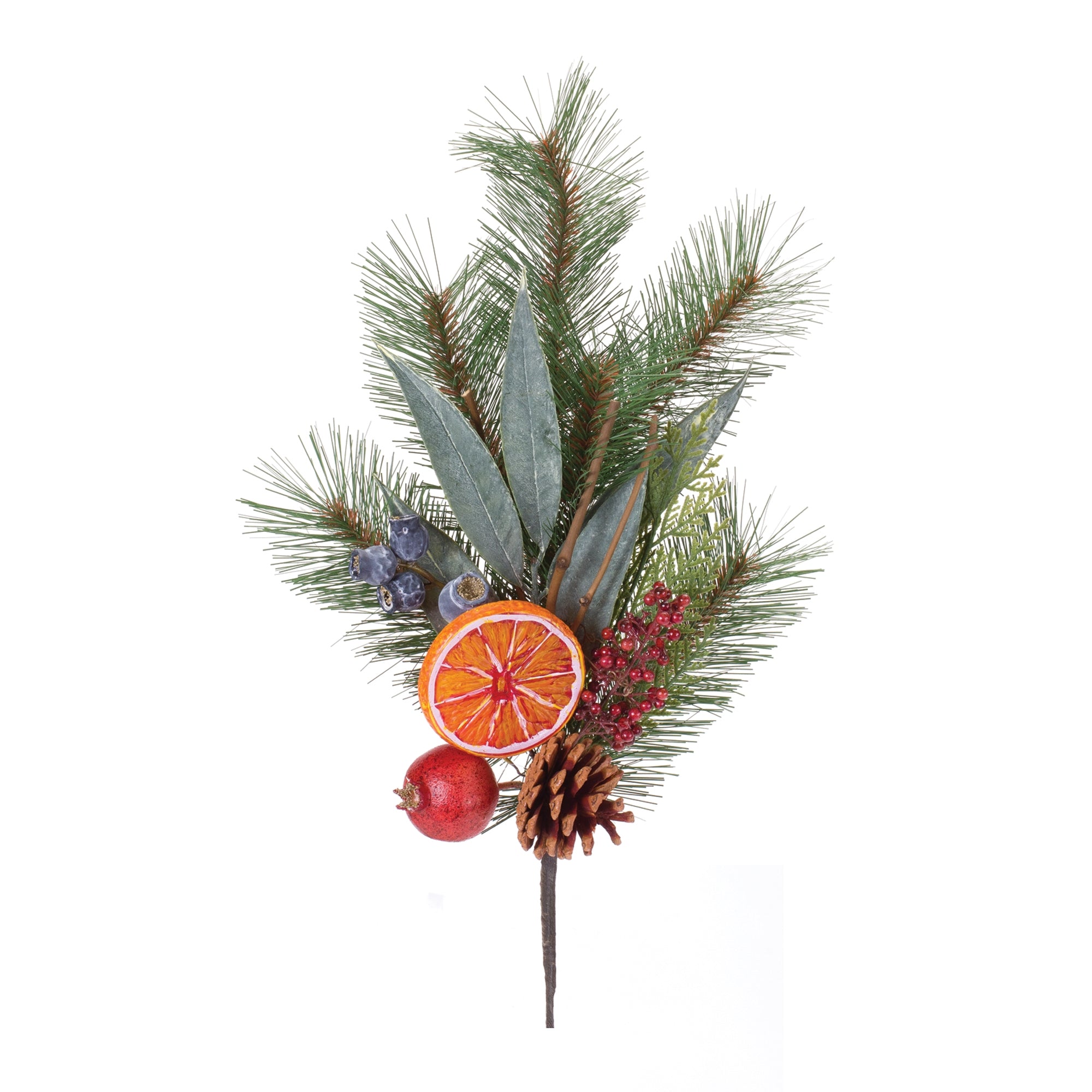 Pine with Fruit Spray (Set of 2)