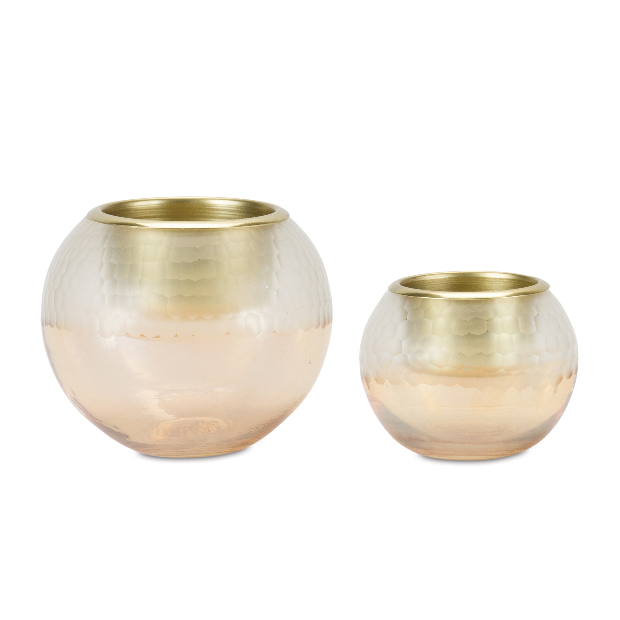 Ombre Glass Votive Candle Holder (Set of 2)