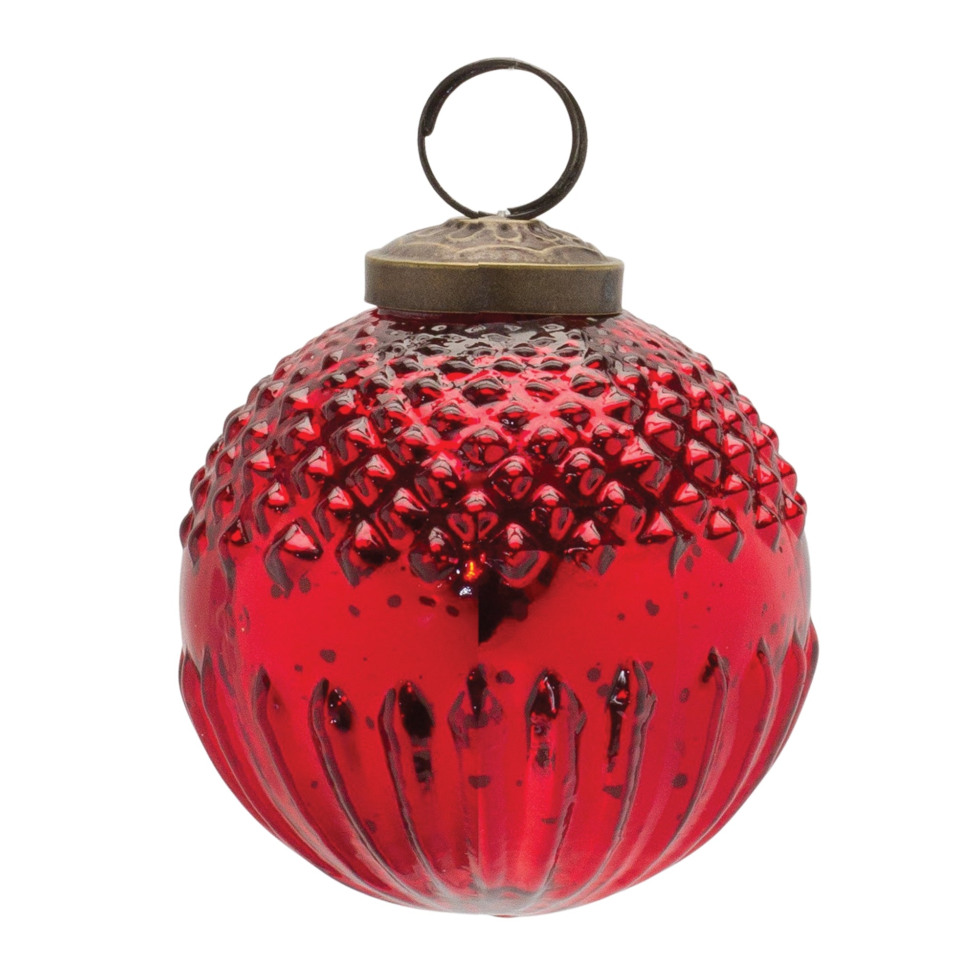 Mercury Glass Ball Ornament (Set of 6)