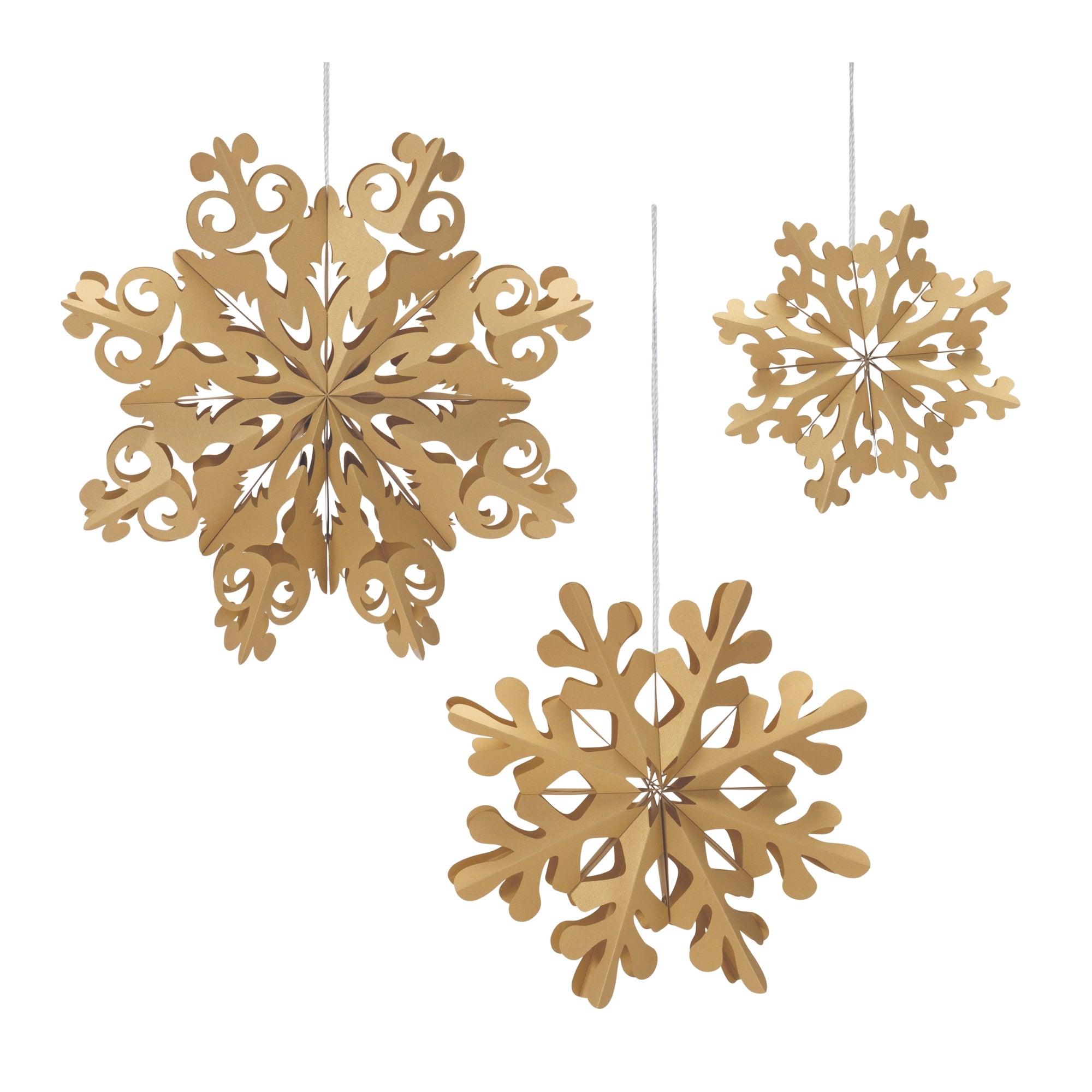 Paper Snowflake Ornament (Set of 6)