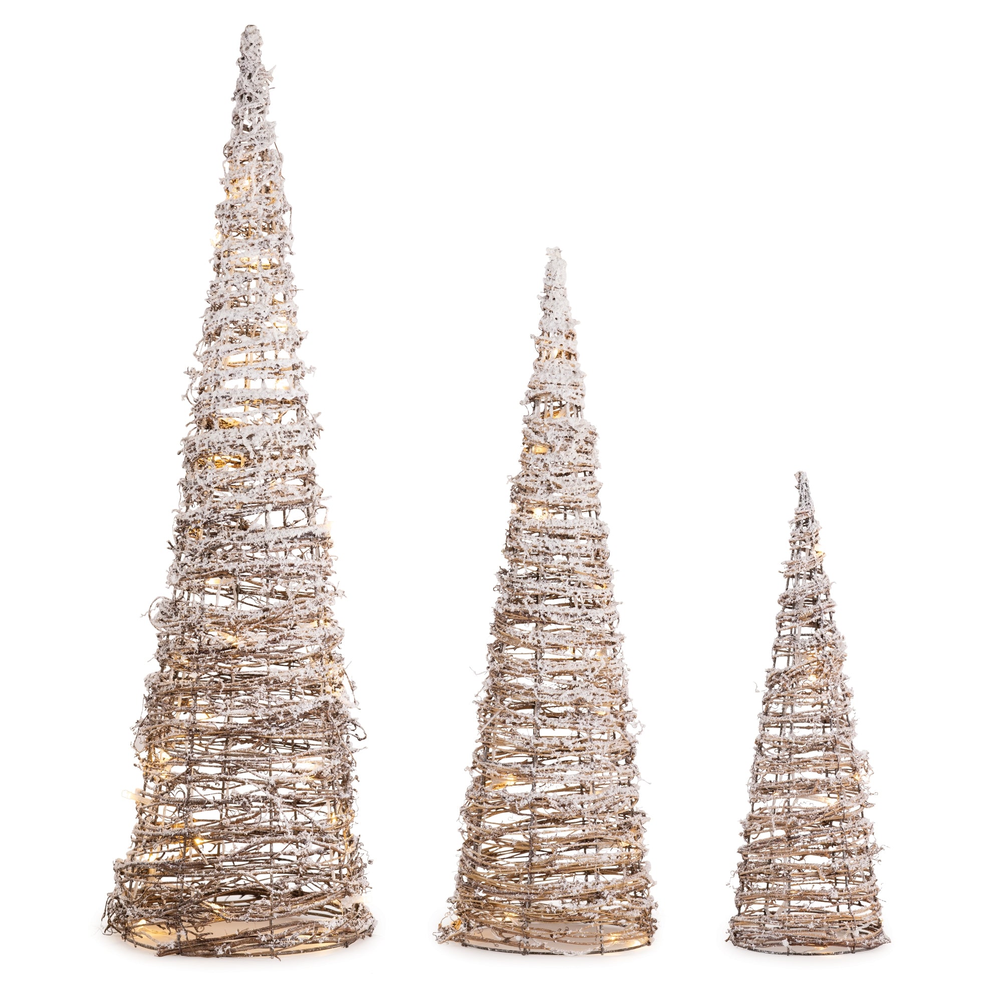 Led Cone Tree (Set of 3)